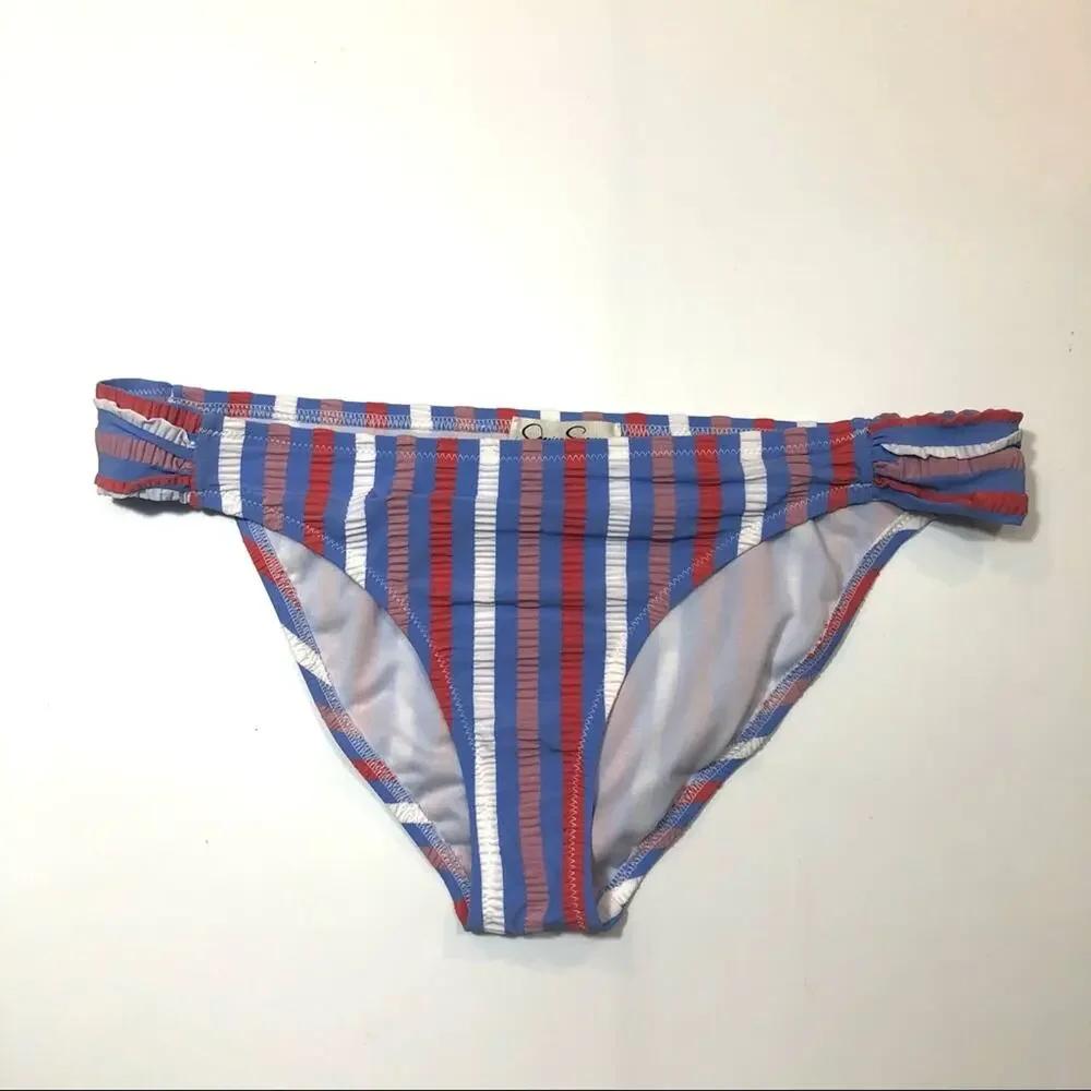 Jessica Simpson Ribbed Hipster Swim Bottoms